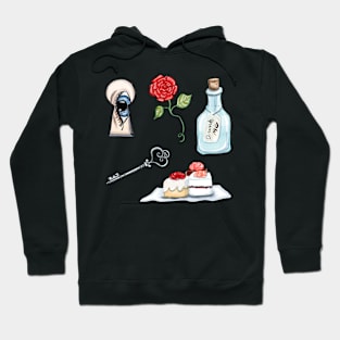 Fantasy Tea Party Illustrations Hoodie